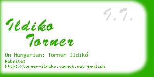 ildiko torner business card